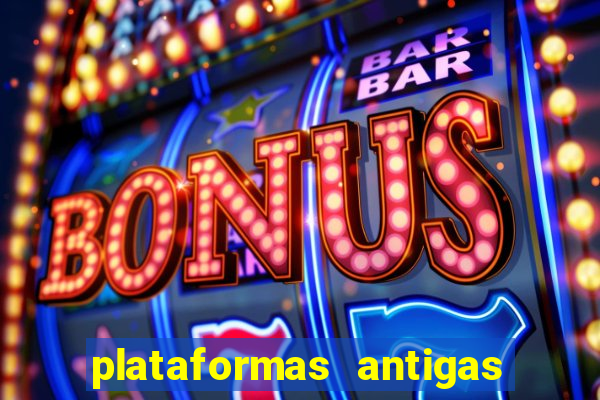 plataformas antigas de jogos